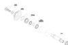 Odyssey Vandero Pro Front Hub Parts