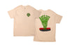 Odyssey Sewer Gas Tee (Natural w/ Gray + Green + Red Ink)