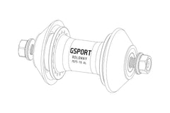 GSport Roloway Front Hub Parts