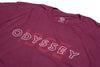 Odyssey Overlap Tee (Burgundy)